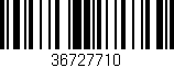 Código de barras (EAN, GTIN, SKU, ISBN): '36727710'
