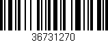 Código de barras (EAN, GTIN, SKU, ISBN): '36731270'