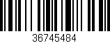 Código de barras (EAN, GTIN, SKU, ISBN): '36745484'