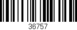 Código de barras (EAN, GTIN, SKU, ISBN): '36757'