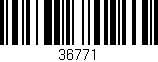 Código de barras (EAN, GTIN, SKU, ISBN): '36771'