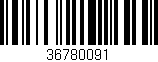 Código de barras (EAN, GTIN, SKU, ISBN): '36780091'