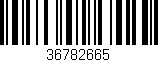 Código de barras (EAN, GTIN, SKU, ISBN): '36782665'