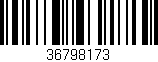 Código de barras (EAN, GTIN, SKU, ISBN): '36798173'