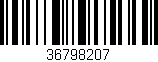 Código de barras (EAN, GTIN, SKU, ISBN): '36798207'