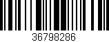 Código de barras (EAN, GTIN, SKU, ISBN): '36798286'