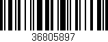 Código de barras (EAN, GTIN, SKU, ISBN): '36805897'