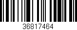 Código de barras (EAN, GTIN, SKU, ISBN): '36817464'