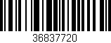 Código de barras (EAN, GTIN, SKU, ISBN): '36837720'