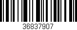 Código de barras (EAN, GTIN, SKU, ISBN): '36837907'