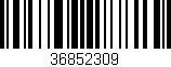 Código de barras (EAN, GTIN, SKU, ISBN): '36852309'