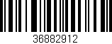 Código de barras (EAN, GTIN, SKU, ISBN): '36882912'