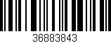 Código de barras (EAN, GTIN, SKU, ISBN): '36883843'