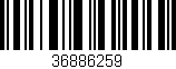 Código de barras (EAN, GTIN, SKU, ISBN): '36886259'