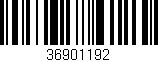 Código de barras (EAN, GTIN, SKU, ISBN): '36901192'