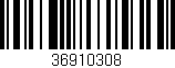 Código de barras (EAN, GTIN, SKU, ISBN): '36910308'