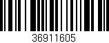 Código de barras (EAN, GTIN, SKU, ISBN): '36911605'