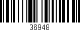 Código de barras (EAN, GTIN, SKU, ISBN): '36948'