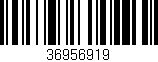 Código de barras (EAN, GTIN, SKU, ISBN): '36956919'