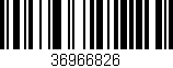 Código de barras (EAN, GTIN, SKU, ISBN): '36966826'