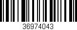 Código de barras (EAN, GTIN, SKU, ISBN): '36974043'