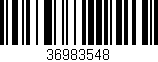 Código de barras (EAN, GTIN, SKU, ISBN): '36983548'