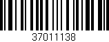 Código de barras (EAN, GTIN, SKU, ISBN): '37011138'
