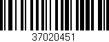 Código de barras (EAN, GTIN, SKU, ISBN): '37020451'