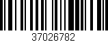 Código de barras (EAN, GTIN, SKU, ISBN): '37026782'