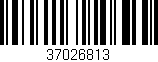 Código de barras (EAN, GTIN, SKU, ISBN): '37026813'