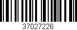Código de barras (EAN, GTIN, SKU, ISBN): '37027226'