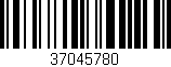 Código de barras (EAN, GTIN, SKU, ISBN): '37045780'