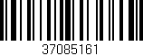 Código de barras (EAN, GTIN, SKU, ISBN): '37085161'