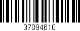 Código de barras (EAN, GTIN, SKU, ISBN): '37094610'