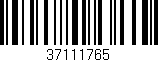 Código de barras (EAN, GTIN, SKU, ISBN): '37111765'