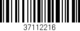 Código de barras (EAN, GTIN, SKU, ISBN): '37112216'