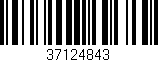 Código de barras (EAN, GTIN, SKU, ISBN): '37124843'