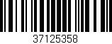 Código de barras (EAN, GTIN, SKU, ISBN): '37125358'