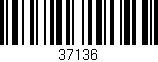 Código de barras (EAN, GTIN, SKU, ISBN): '37136'