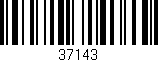 Código de barras (EAN, GTIN, SKU, ISBN): '37143'
