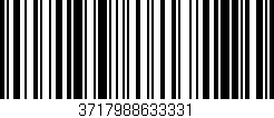 Código de barras (EAN, GTIN, SKU, ISBN): '3717988633331'