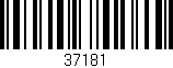 Código de barras (EAN, GTIN, SKU, ISBN): '37181'