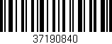 Código de barras (EAN, GTIN, SKU, ISBN): '37190840'