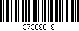 Código de barras (EAN, GTIN, SKU, ISBN): '37309819'
