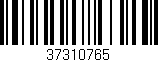 Código de barras (EAN, GTIN, SKU, ISBN): '37310765'