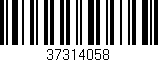 Código de barras (EAN, GTIN, SKU, ISBN): '37314058'