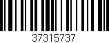 Código de barras (EAN, GTIN, SKU, ISBN): '37315737'