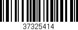 Código de barras (EAN, GTIN, SKU, ISBN): '37325414'