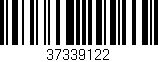 Código de barras (EAN, GTIN, SKU, ISBN): '37339122'