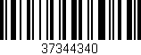 Código de barras (EAN, GTIN, SKU, ISBN): '37344340'